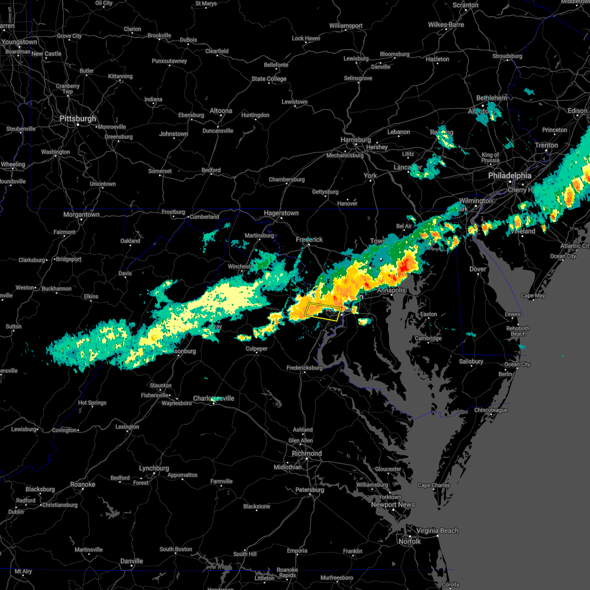 Interactive Hail Maps Hail Map for Fairfax, VA