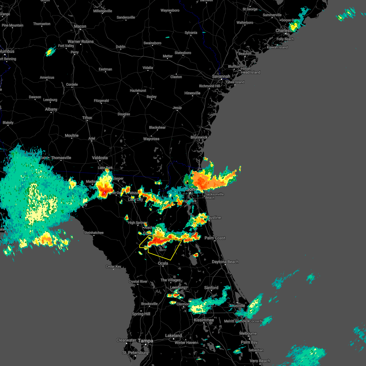 Interactive Hail Maps Hail Map for Reddick, FL