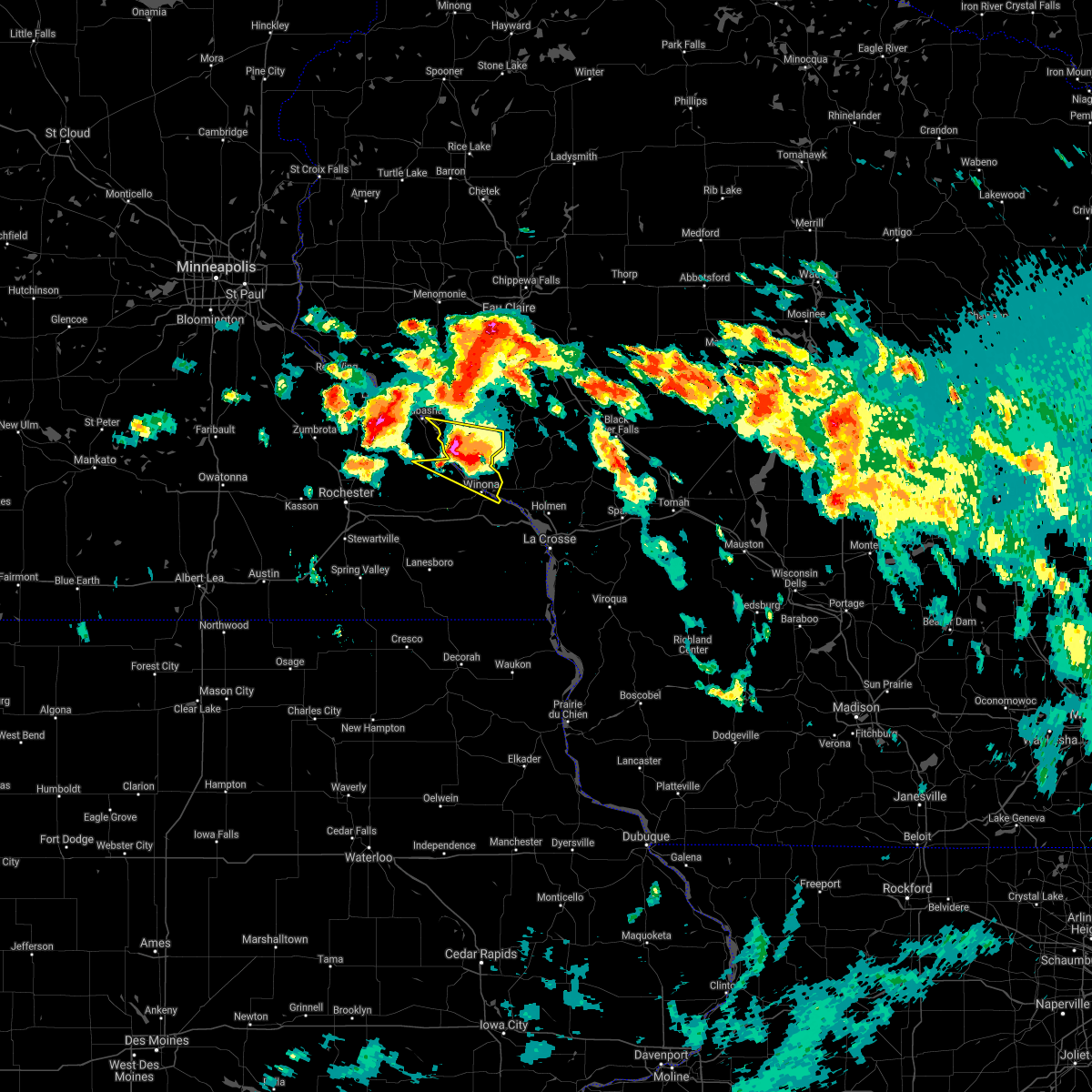 Interactive Hail Maps Hail Map for Cochrane, WI