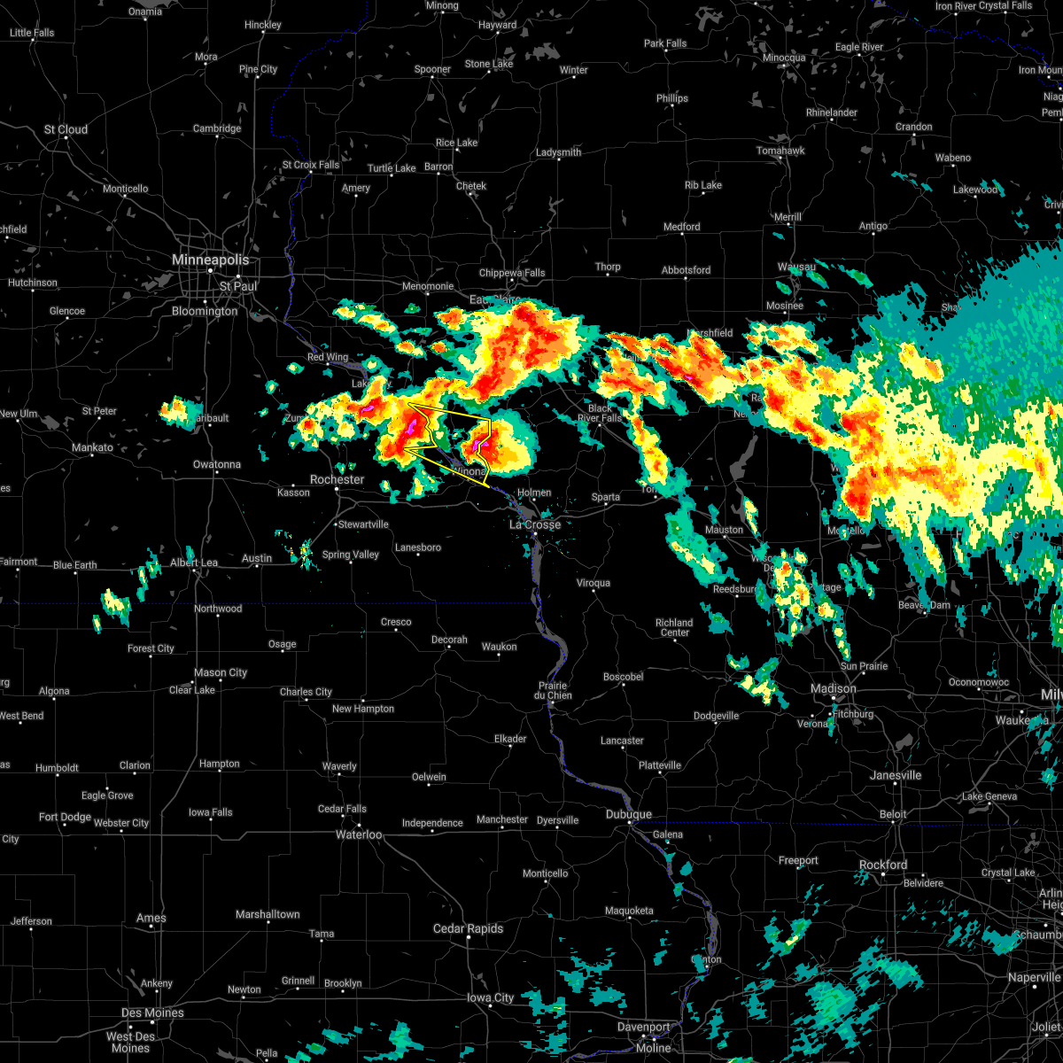 Interactive Hail Maps Hail Map for Cochrane, WI