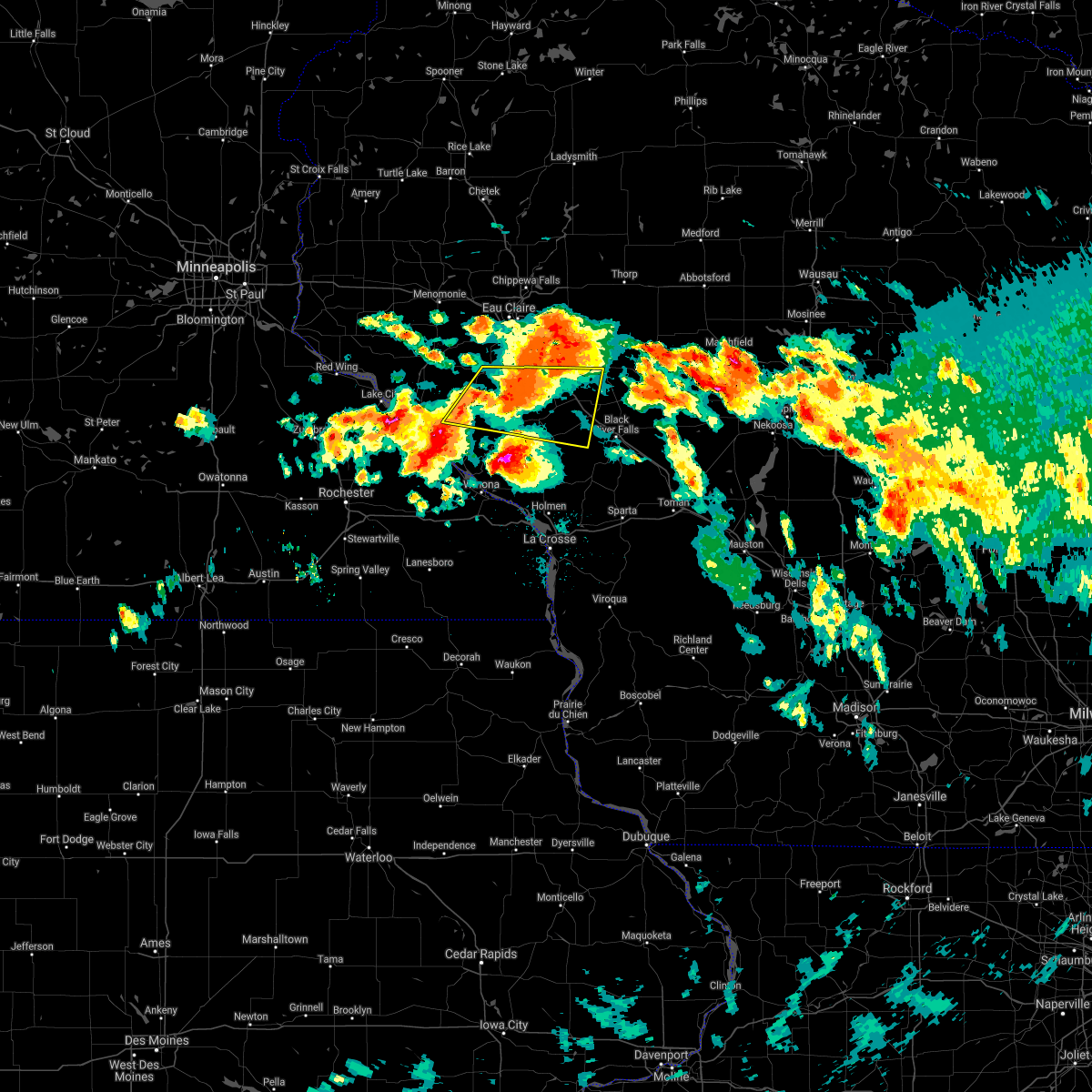 Interactive Hail Maps Hail Map for Osseo, WI