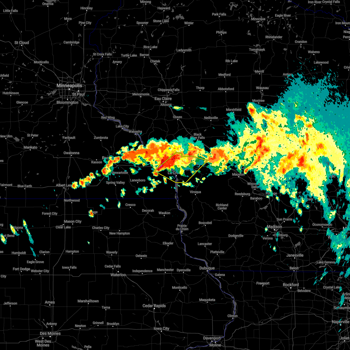Interactive Hail Maps Hail Map for Sparta, WI