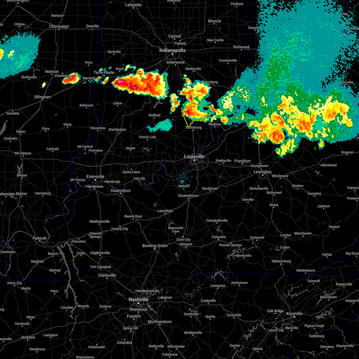 Interactive Hail Maps Hail Map for Crothersville, IN
