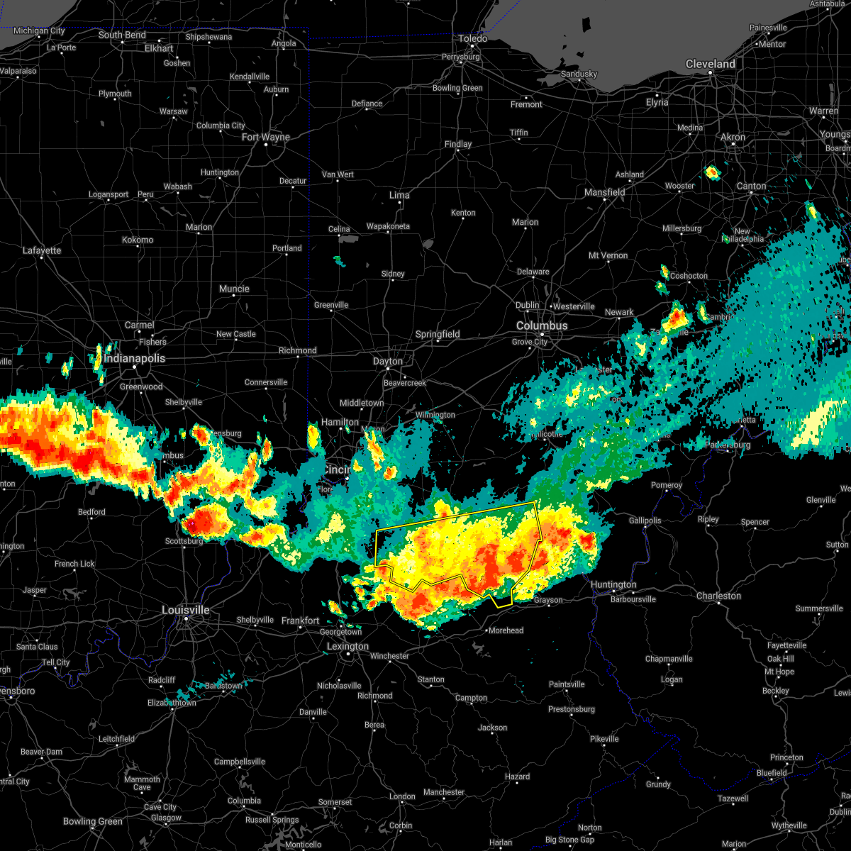 Interactive Hail Maps Hail Map for Mount Olivet, KY