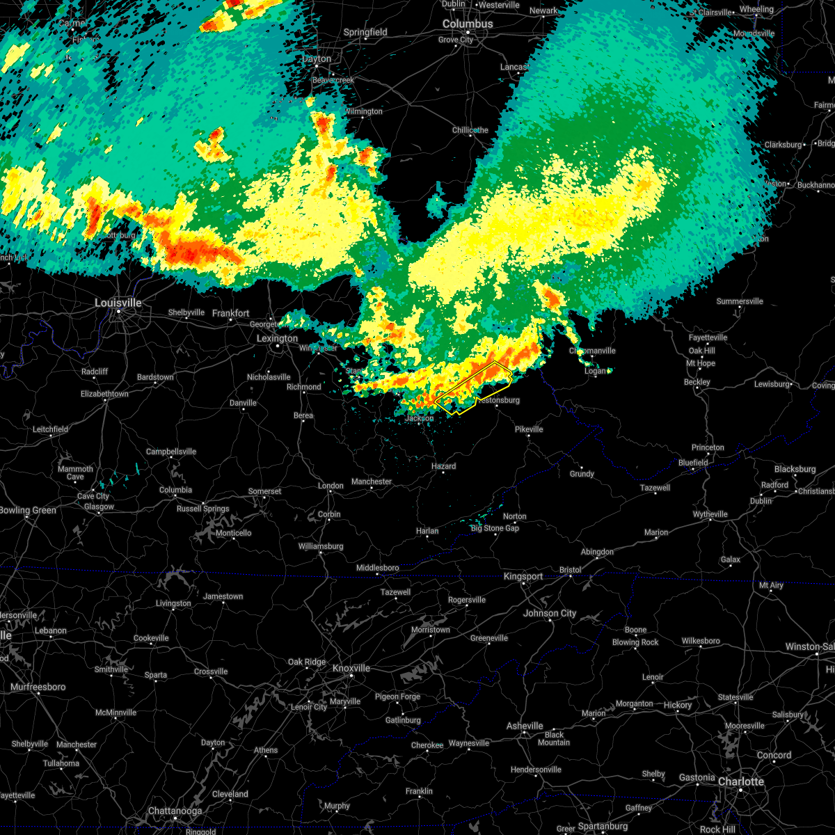 Interactive Hail Maps Hail Map for Paintsville, KY