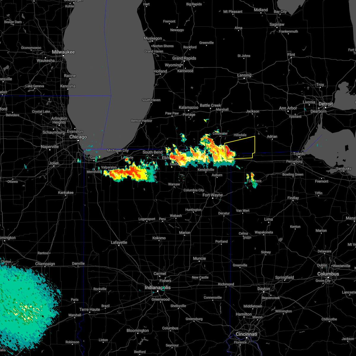 Interactive Hail Maps Hail Map for Waldron, MI