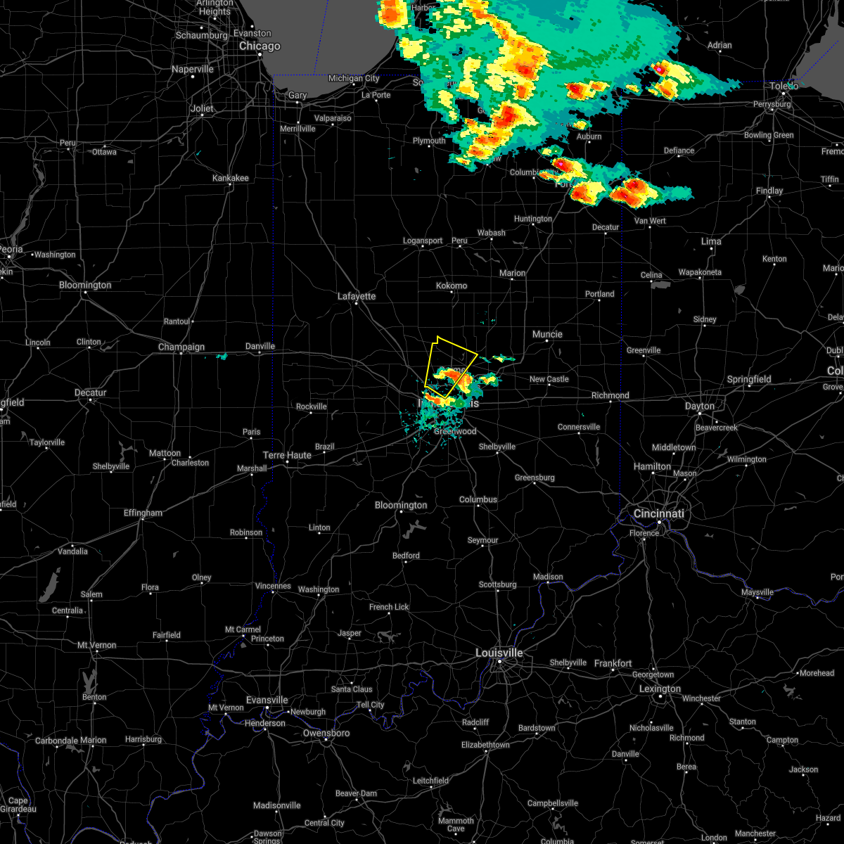 Interactive Hail Maps Hail Map for Sheridan, IN
