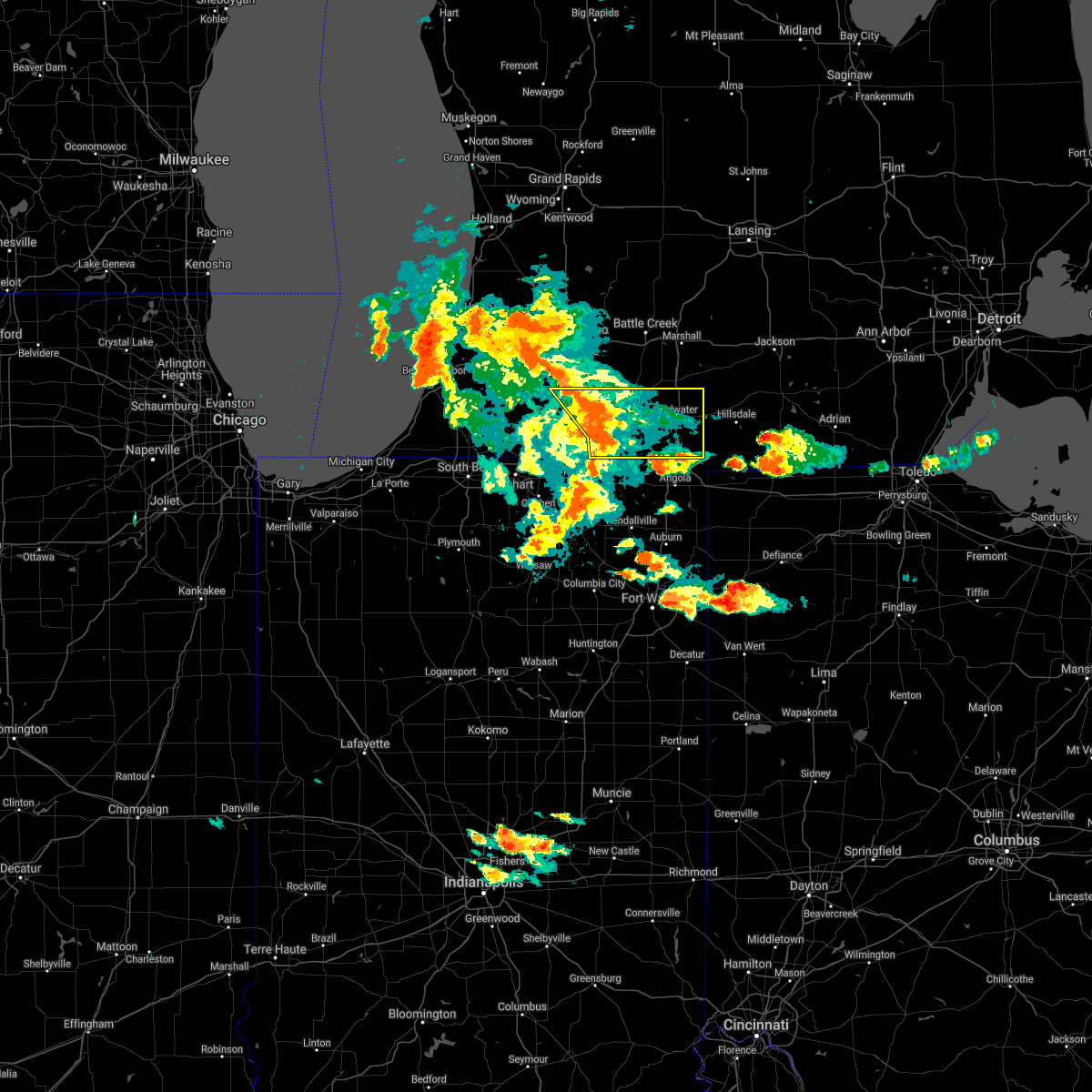 Interactive Hail Maps Hail Map for Sturgis, MI