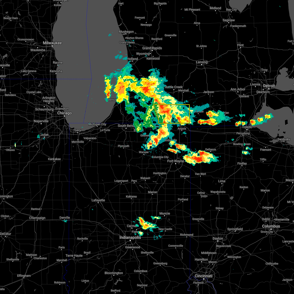 Interactive Hail Maps Hail Map for Sturgis, MI