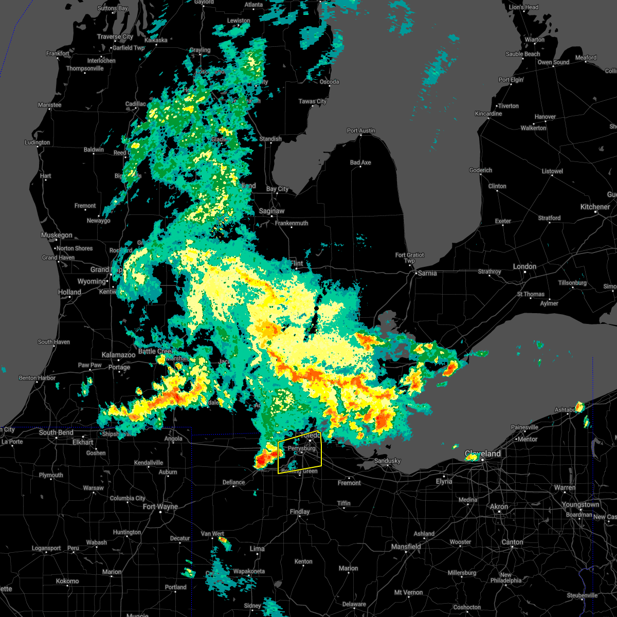Interactive Hail Maps Hail Map for Tontogany, OH