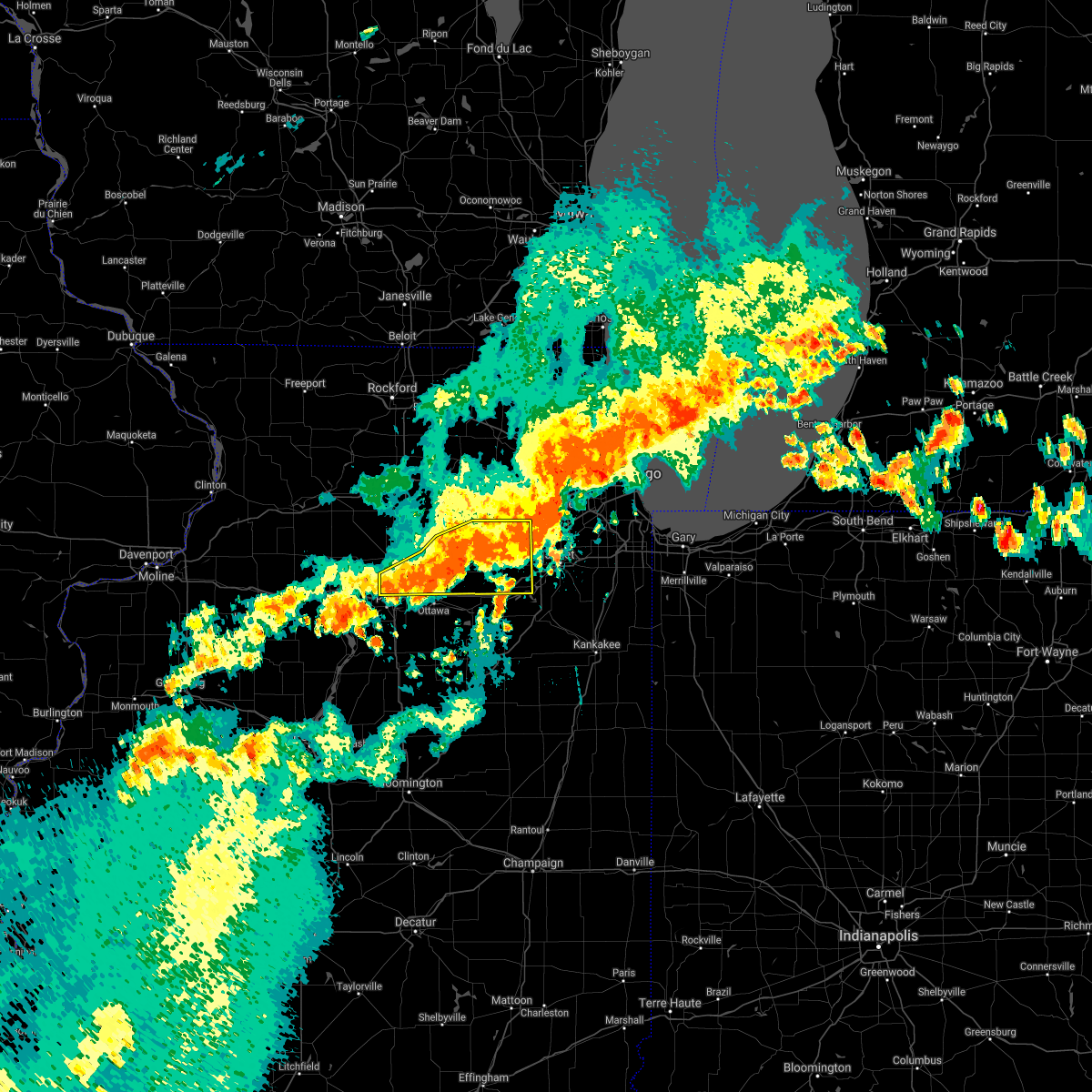 Interactive Hail Maps Hail Map for Troy Grove, IL