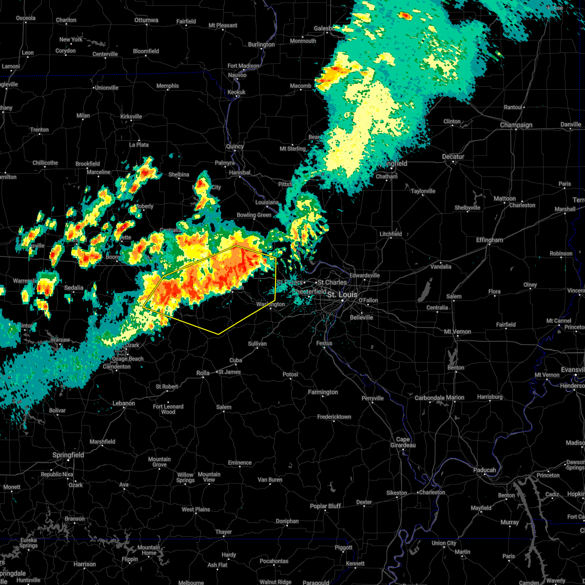 Interactive Hail Maps Hail Map for Berger, MO