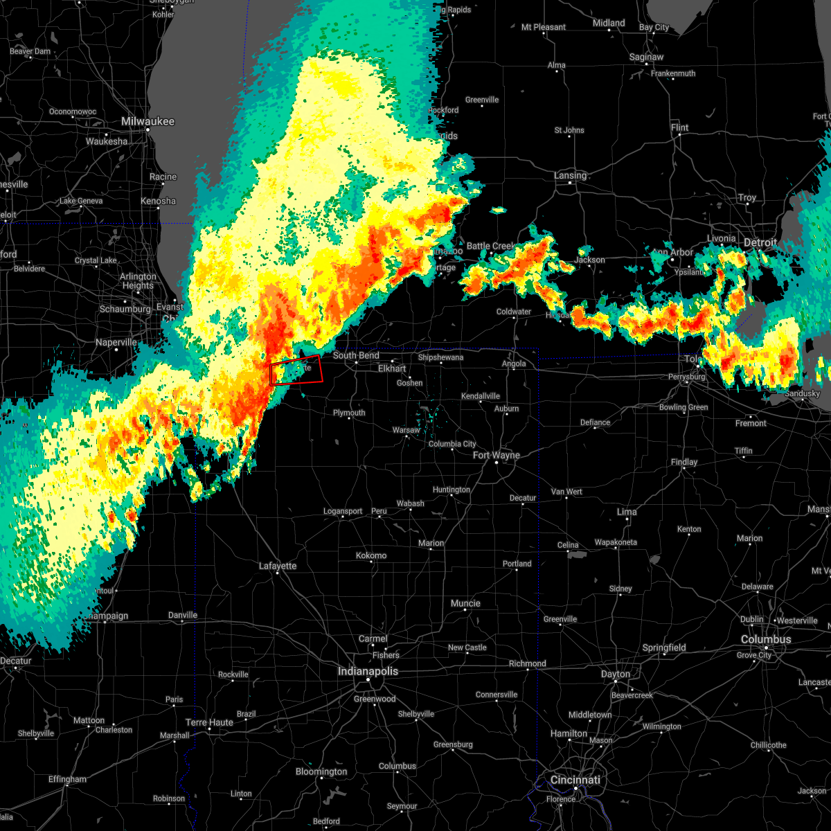 Interactive Hail Maps Hail Map for Westville, IN