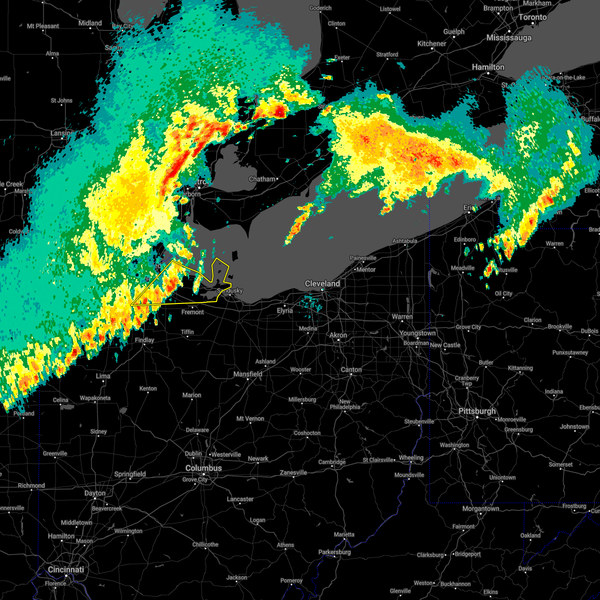 Interactive Hail Maps Hail Map for Tontogany, OH