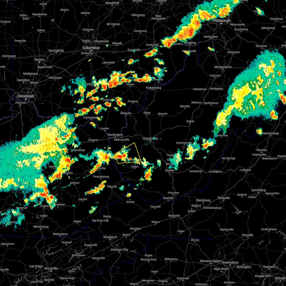 Interactive Hail Maps Hail Map for Hamlin, WV