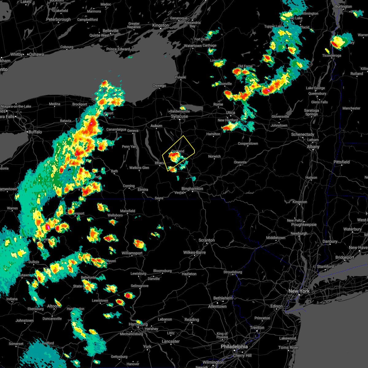 Interactive Hail Maps Hail Map for McGraw, NY