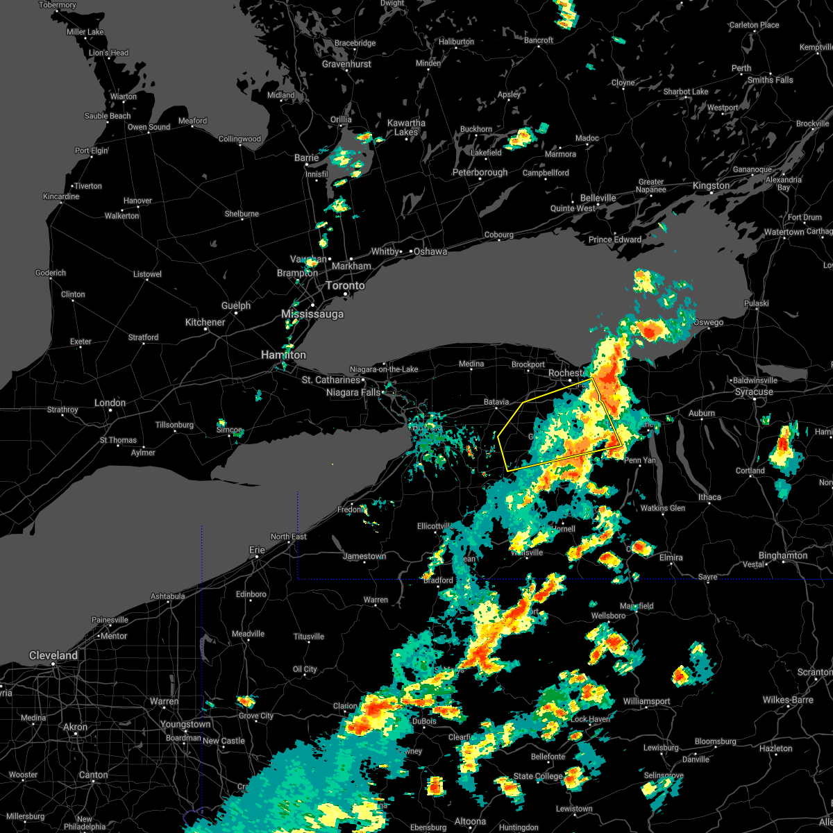 Interactive Hail Maps Hail Map for Rochester, NY