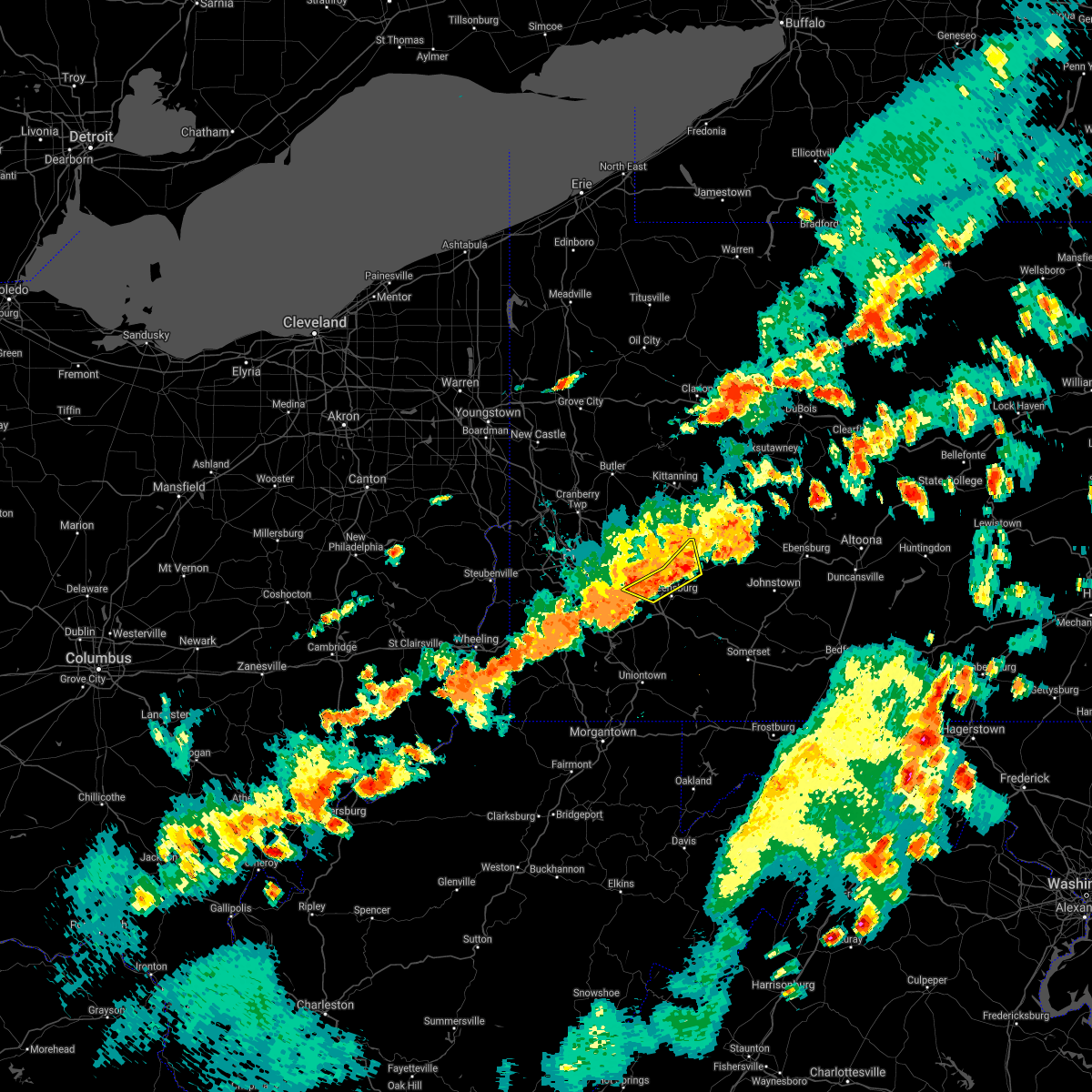 Interactive Hail Maps Hail Map for PA