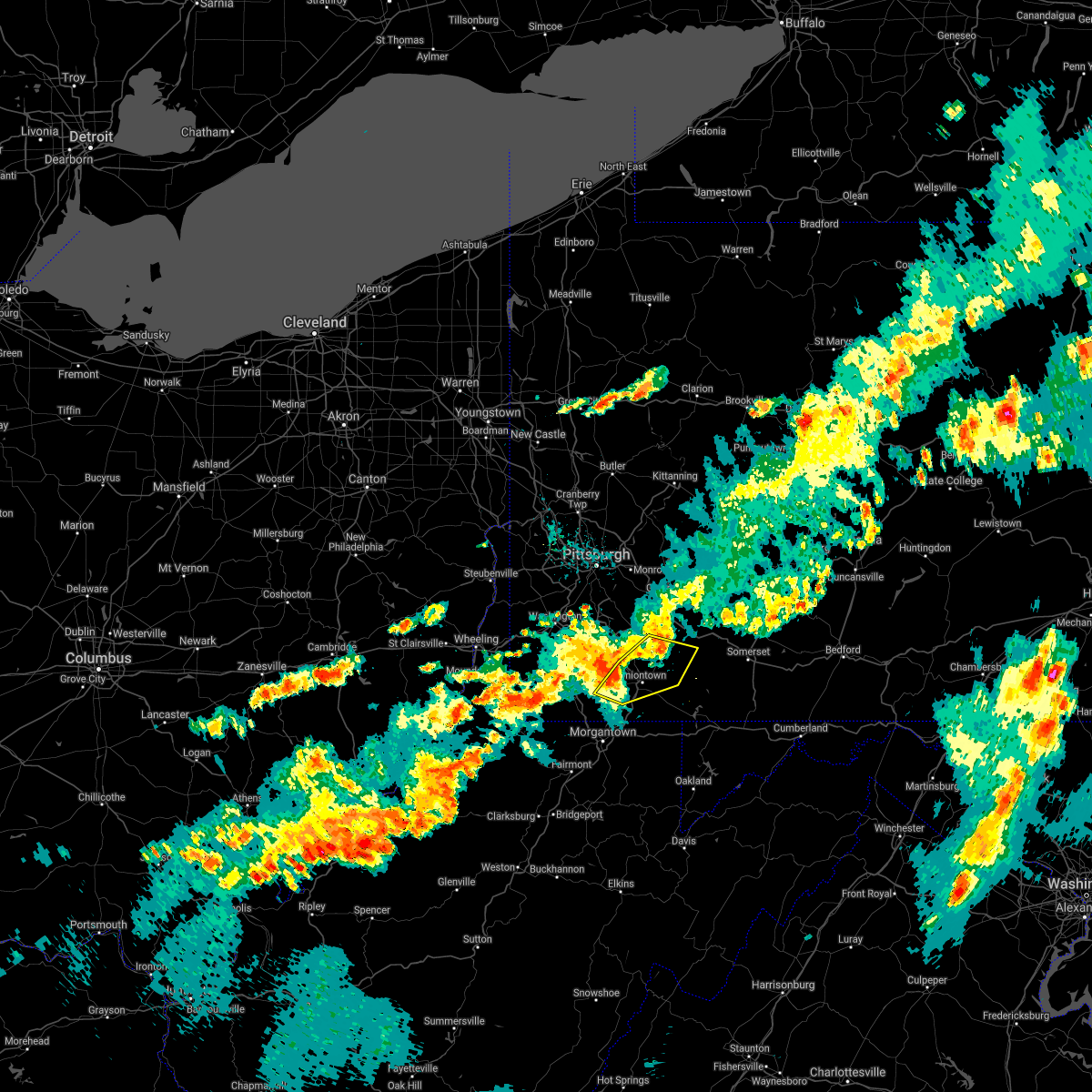 Interactive Hail Maps Hail Map for Nemacolin, PA