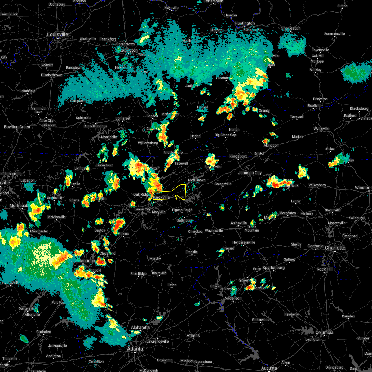 Hail Map for Knoxville, TN Interactive Hail Maps