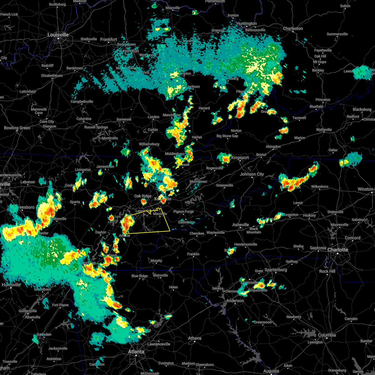 Interactive Hail Maps Hail Map for Greenback, TN