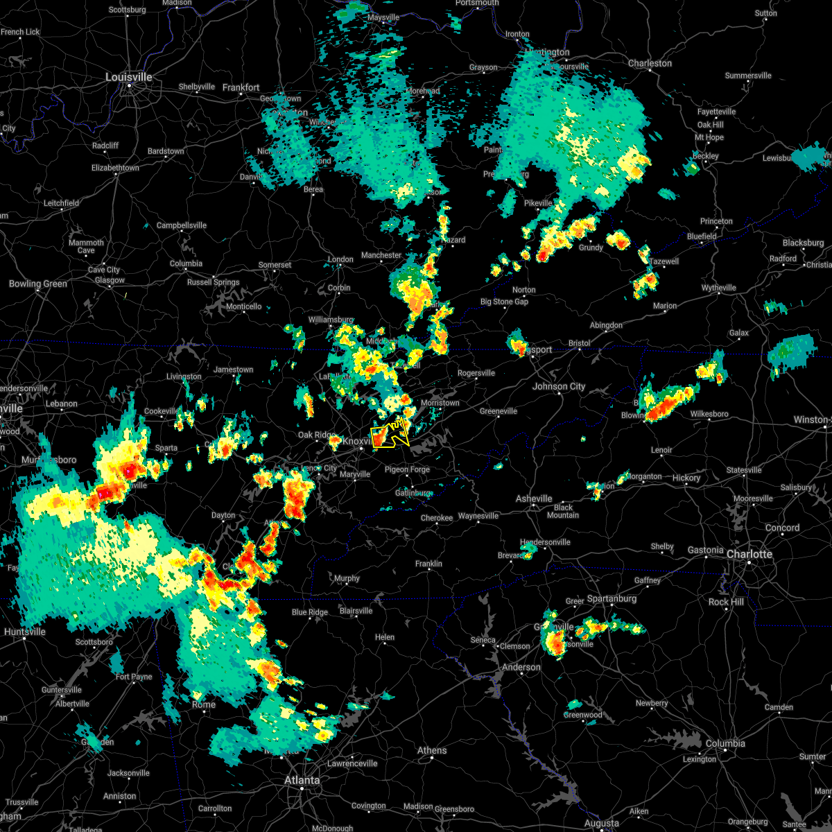 Hail Map for Knoxville, TN Interactive Hail Maps