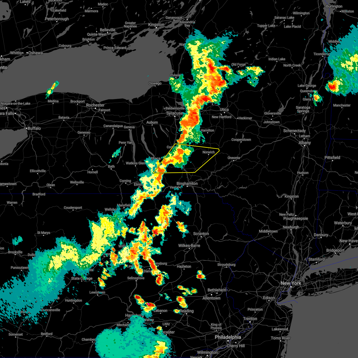 Interactive Hail Maps Hail Map for Homer, NY