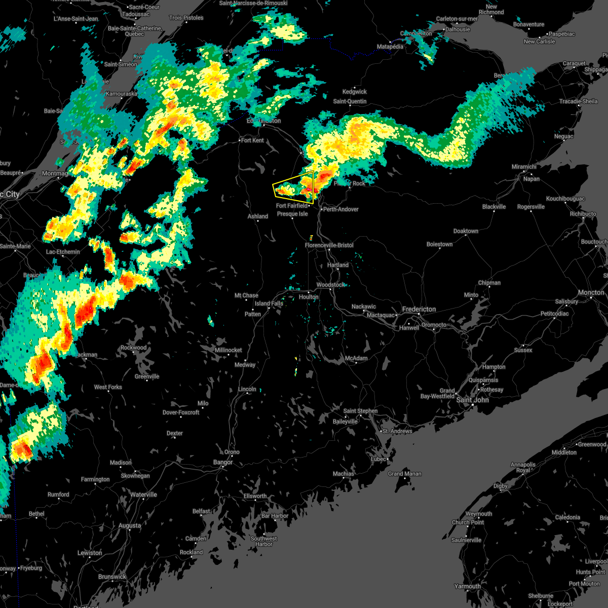 Interactive Hail Maps Hail Map for Limestone, ME