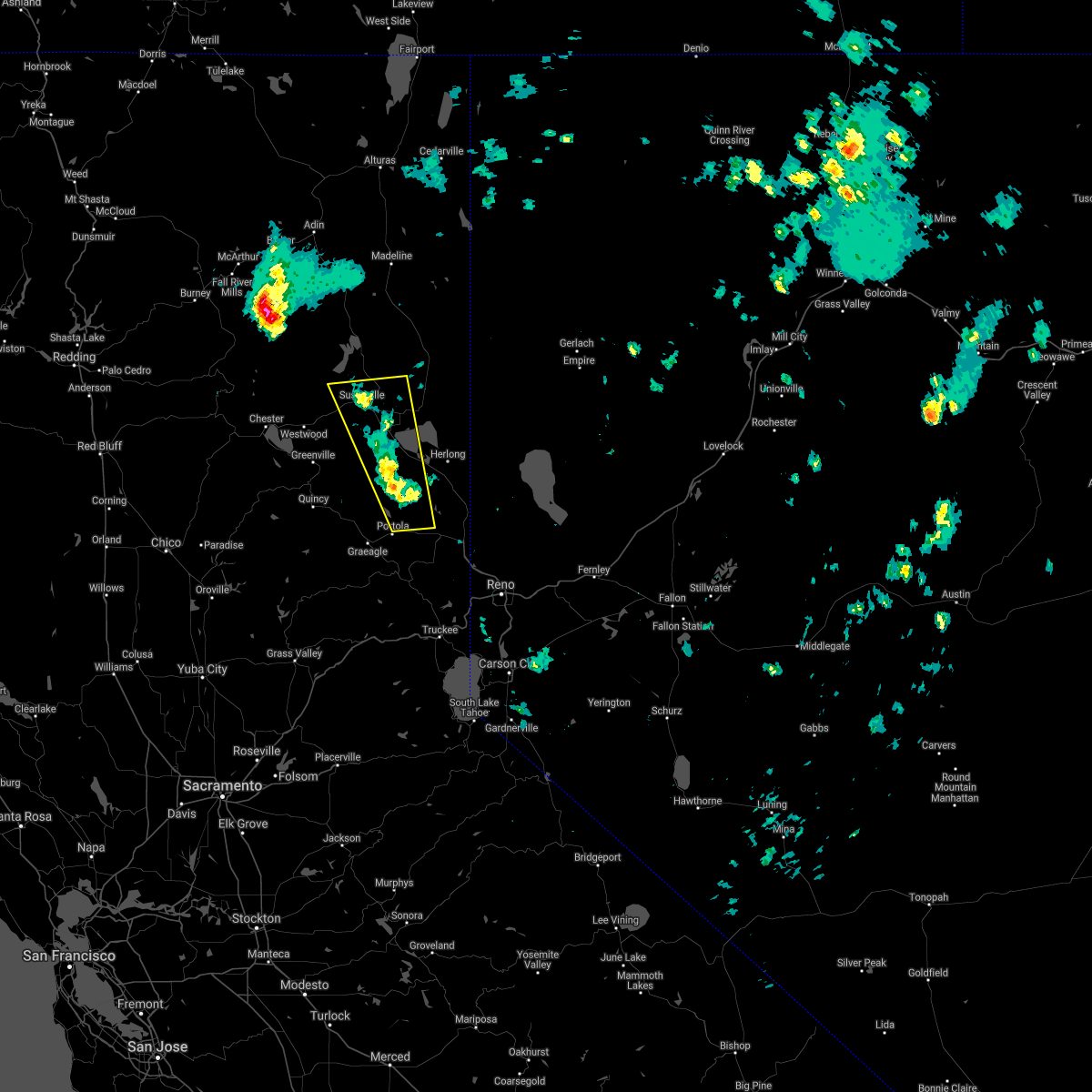 Interactive Hail Maps Hail Map for Portola, CA