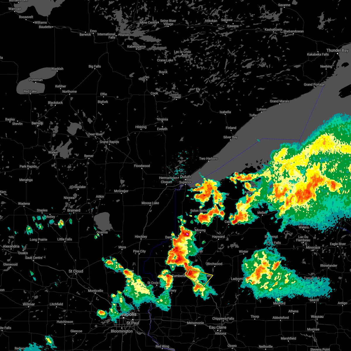 Interactive Hail Maps Hail Map for Rice Lake, WI