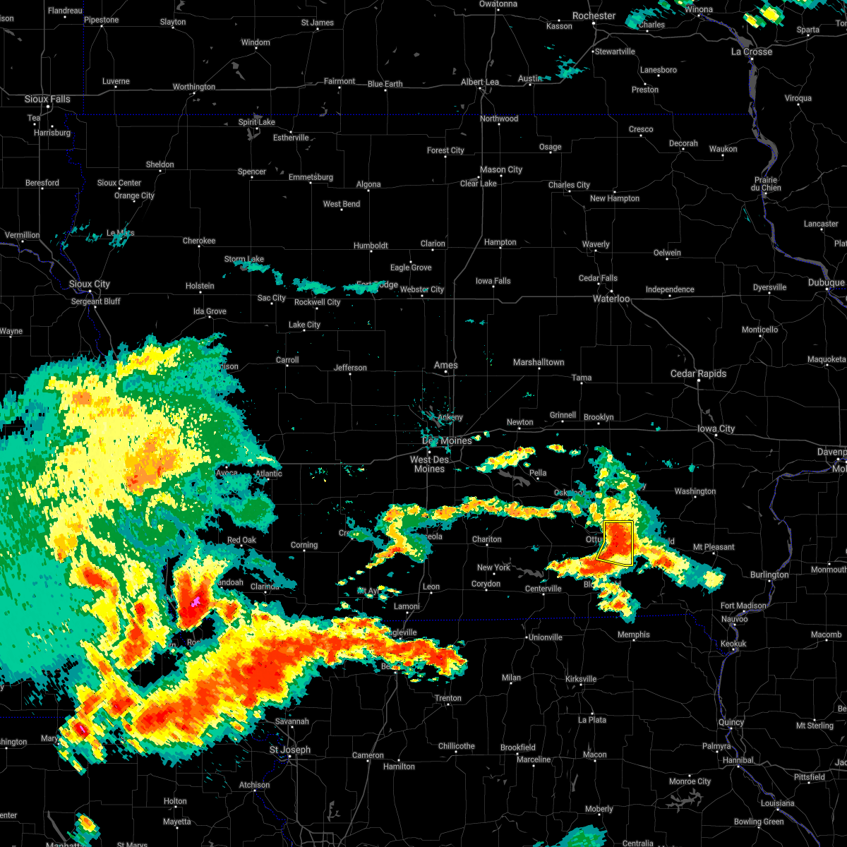 Interactive Hail Maps Hail Map for Eldon, IA
