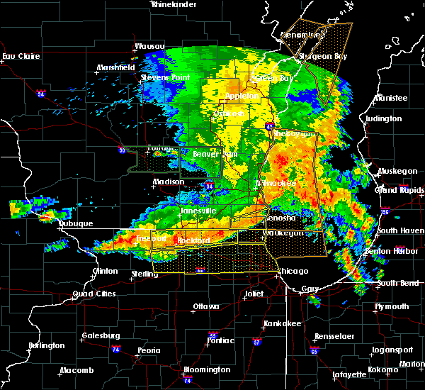 Interactive Hail Maps Hail Map for Racine, WI
