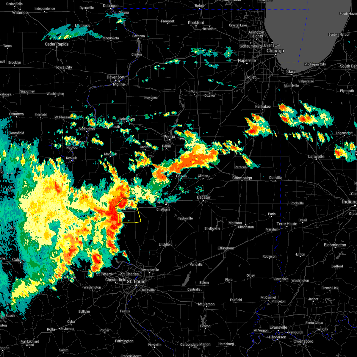 Interactive Hail Maps Hail Map for Chapin, IL