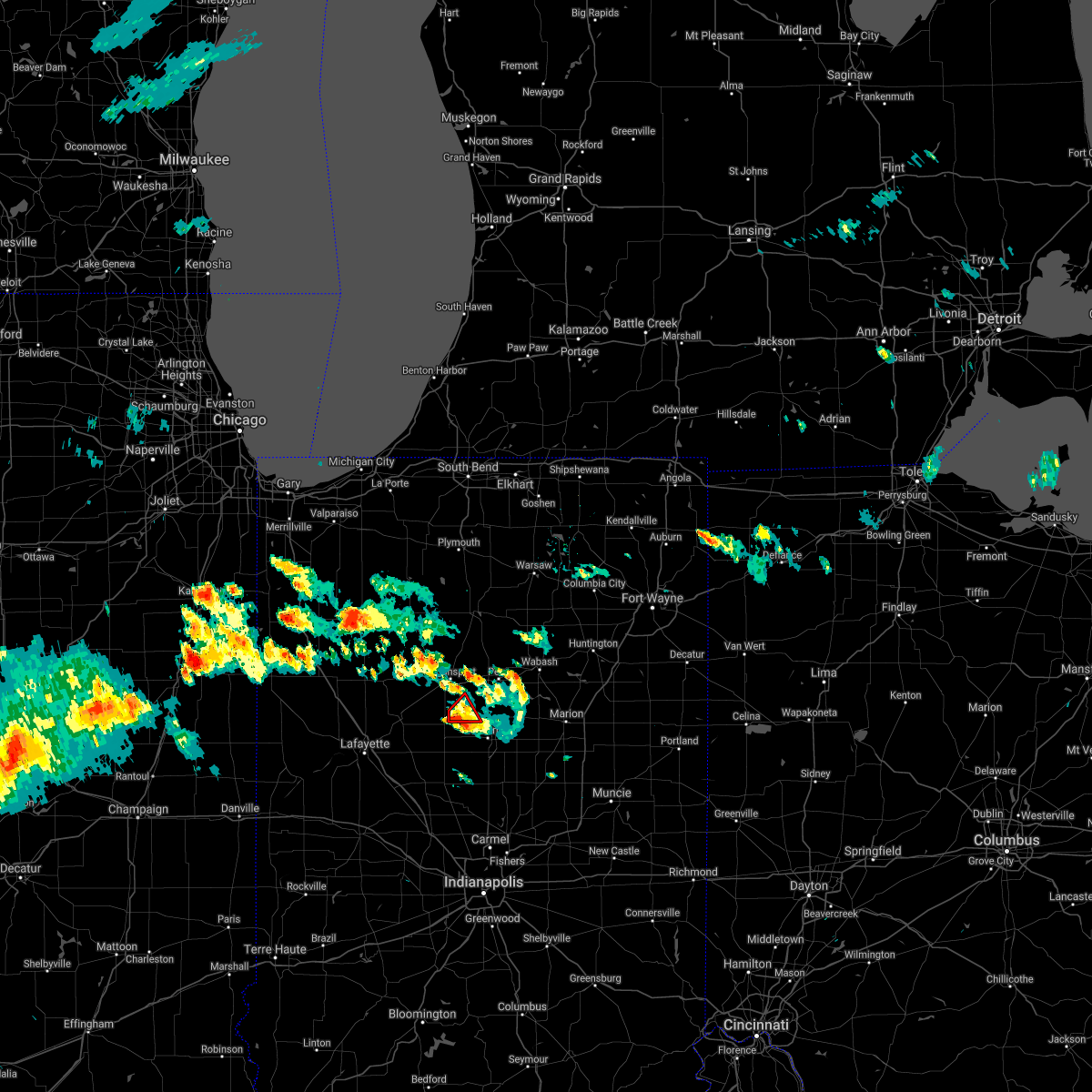 Interactive Hail Maps Hail Map for Galveston, IN