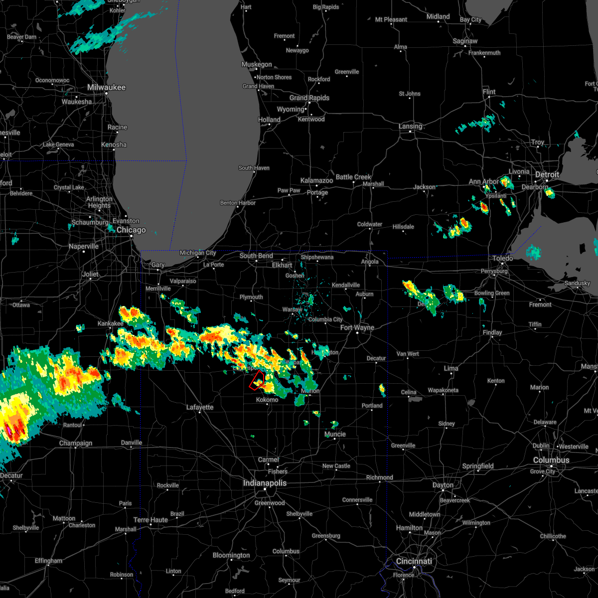 Interactive Hail Maps Hail Map for Walton, IN