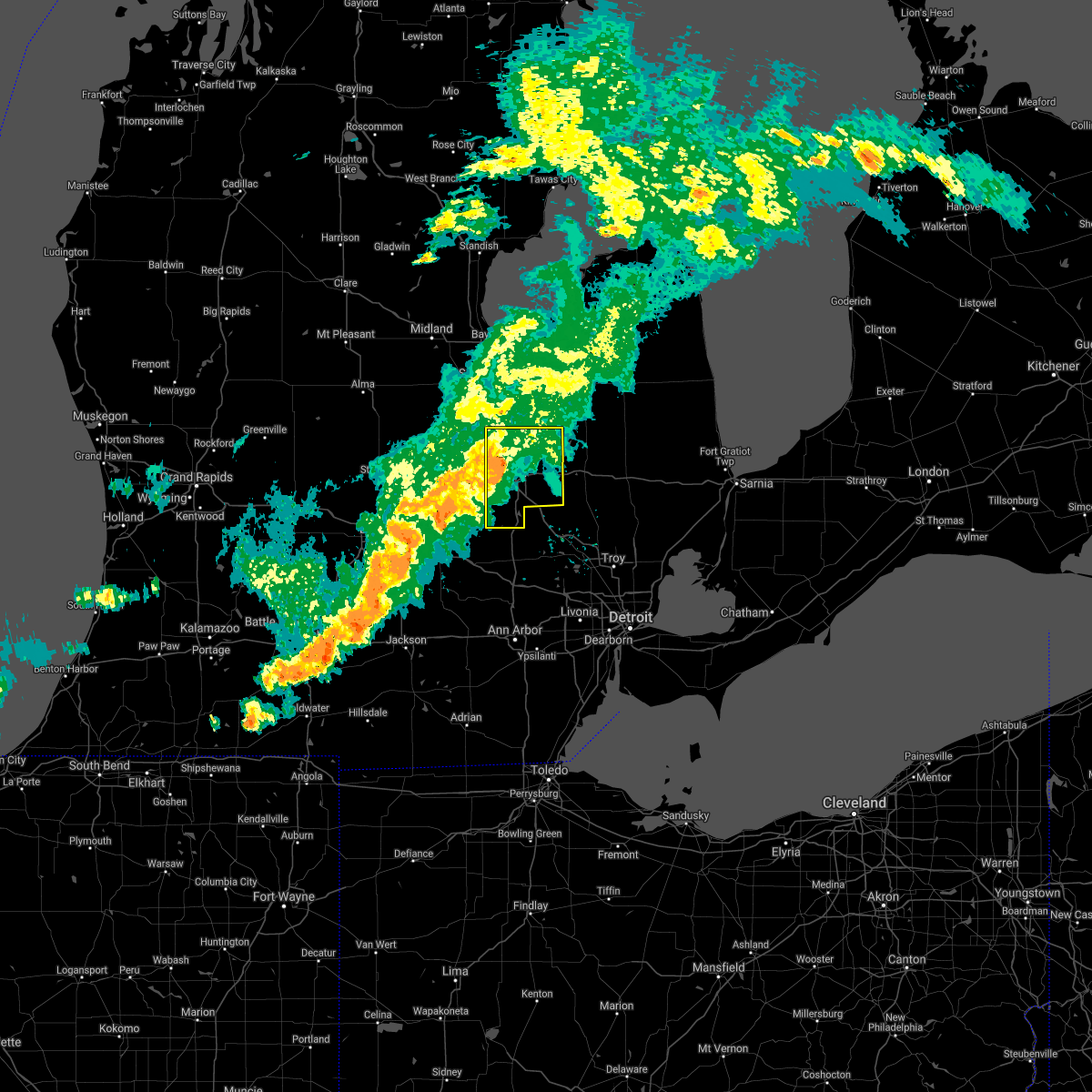 Interactive Hail Maps Hail Map for Mount Morris, MI