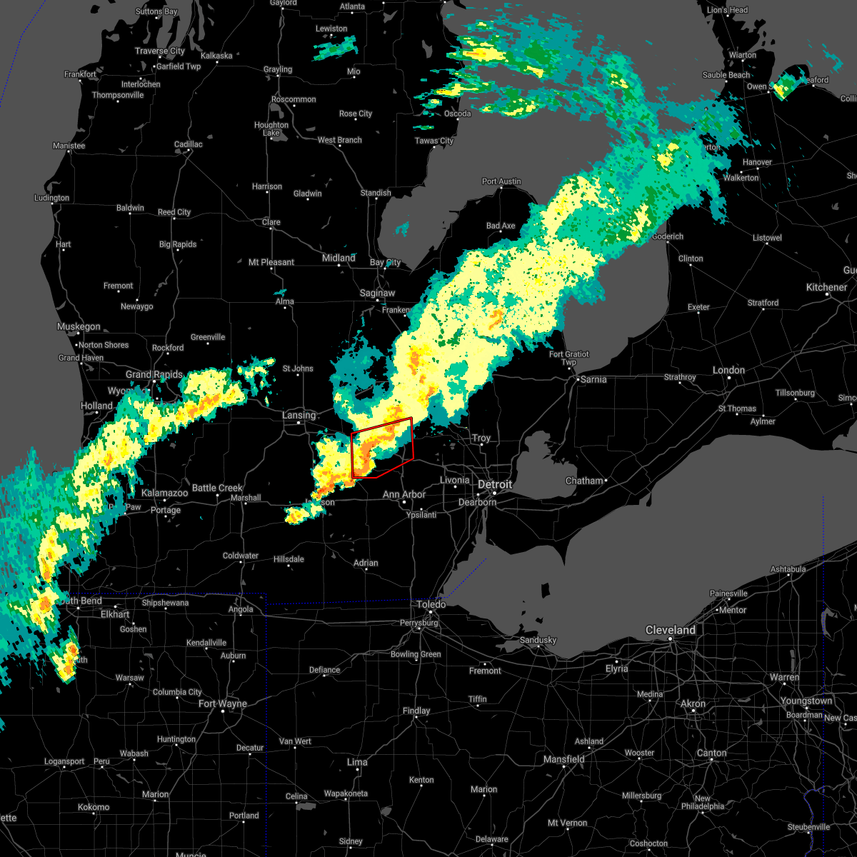 Interactive Hail Maps Hail Map for Fowlerville, MI