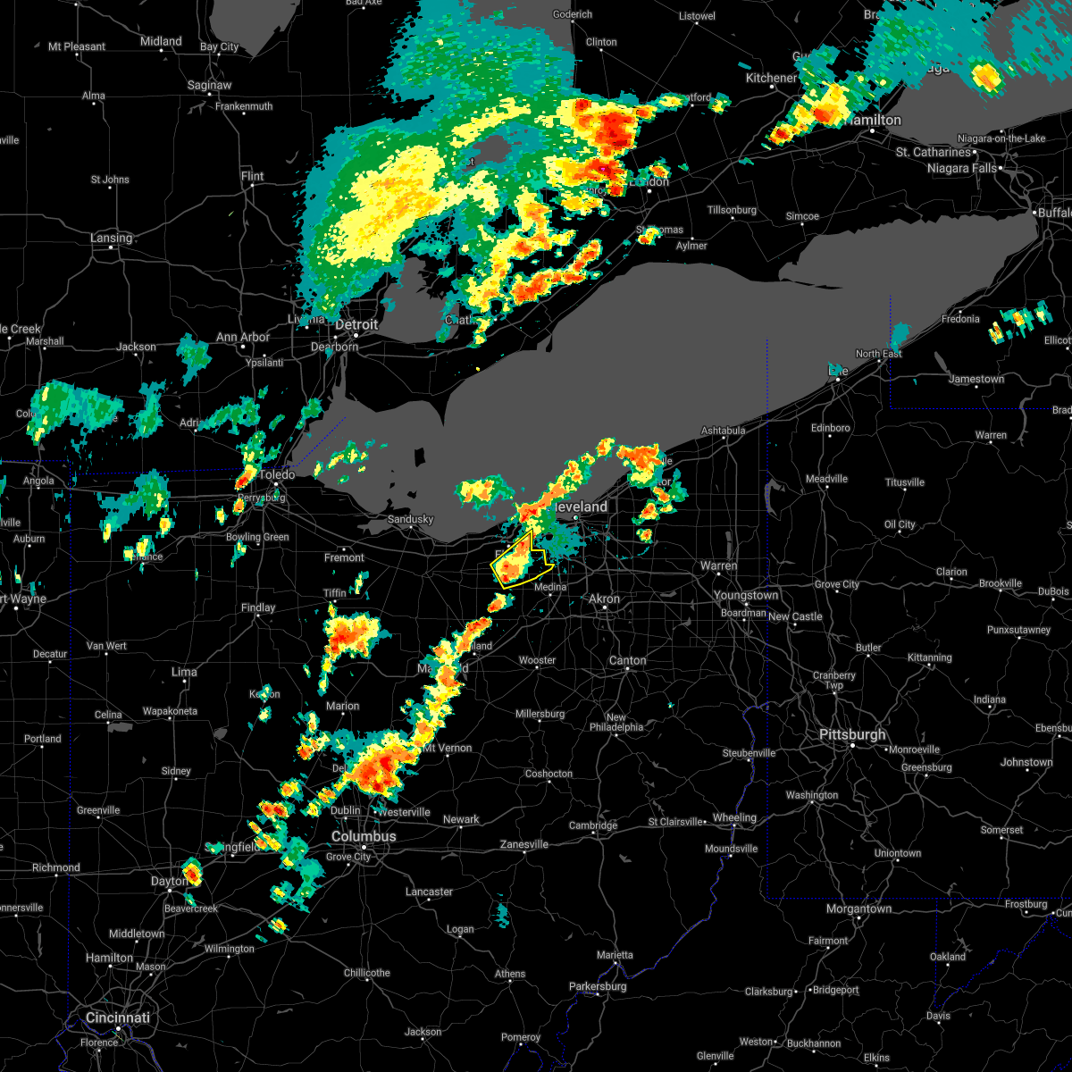 Interactive Hail Maps Hail Map for Westlake, OH