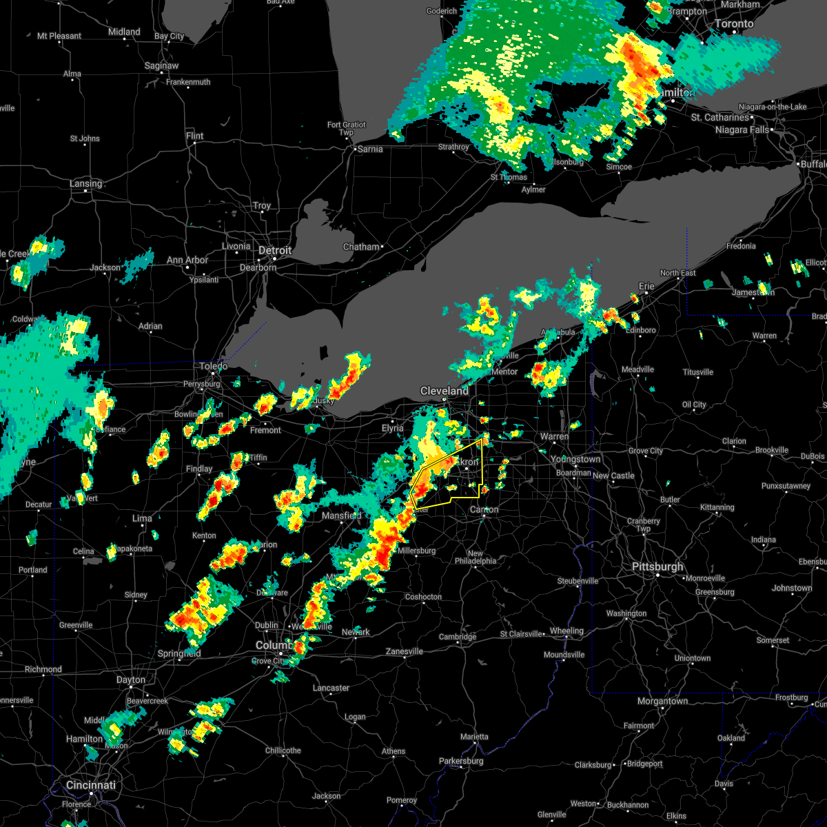 Interactive Hail Maps Hail Map for Canal Fulton, OH