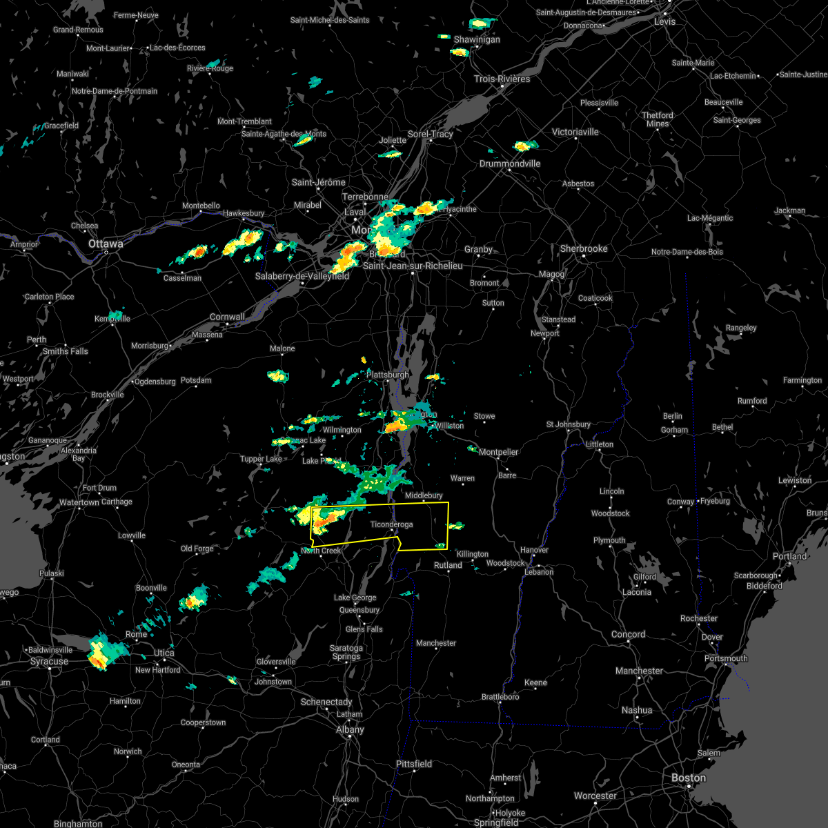 Interactive Hail Maps Hail Map for Schroon Lake, NY