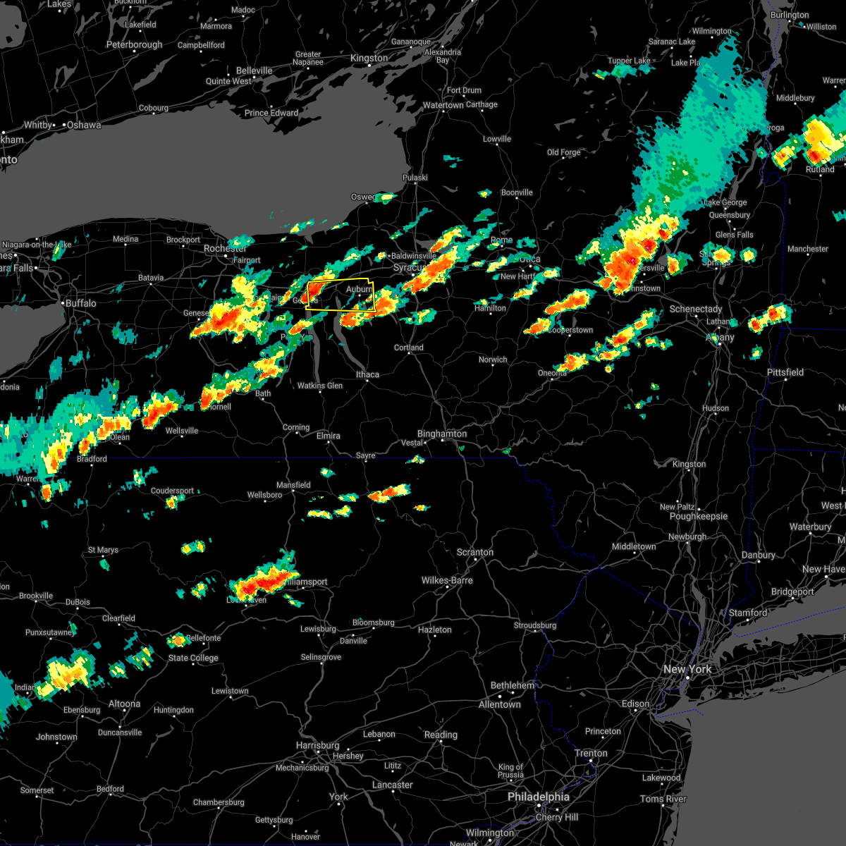 Interactive Hail Maps Hail Map for Union Springs, NY