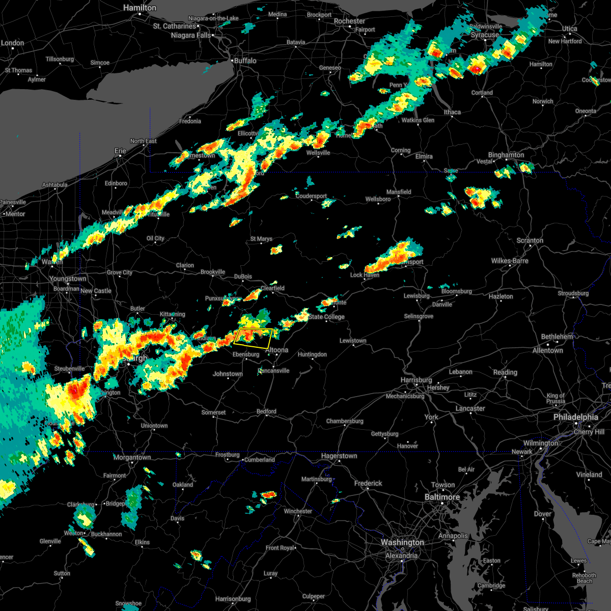 Interactive Hail Maps Hail Map for Patton, PA