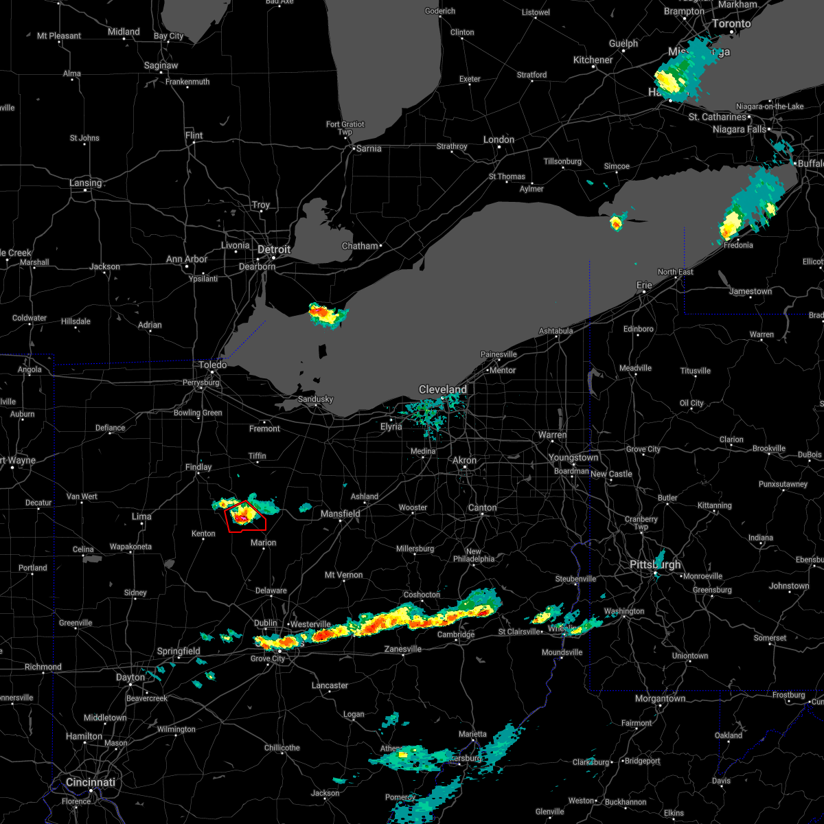 Interactive Hail Maps Hail Map for Morral, OH