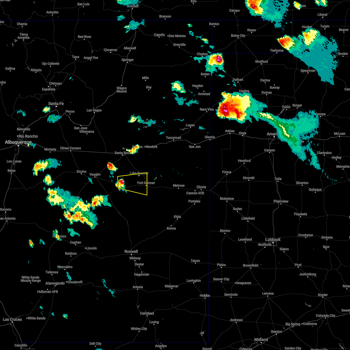 Interactive Hail Maps Hail Map for Fort Sumner, NM