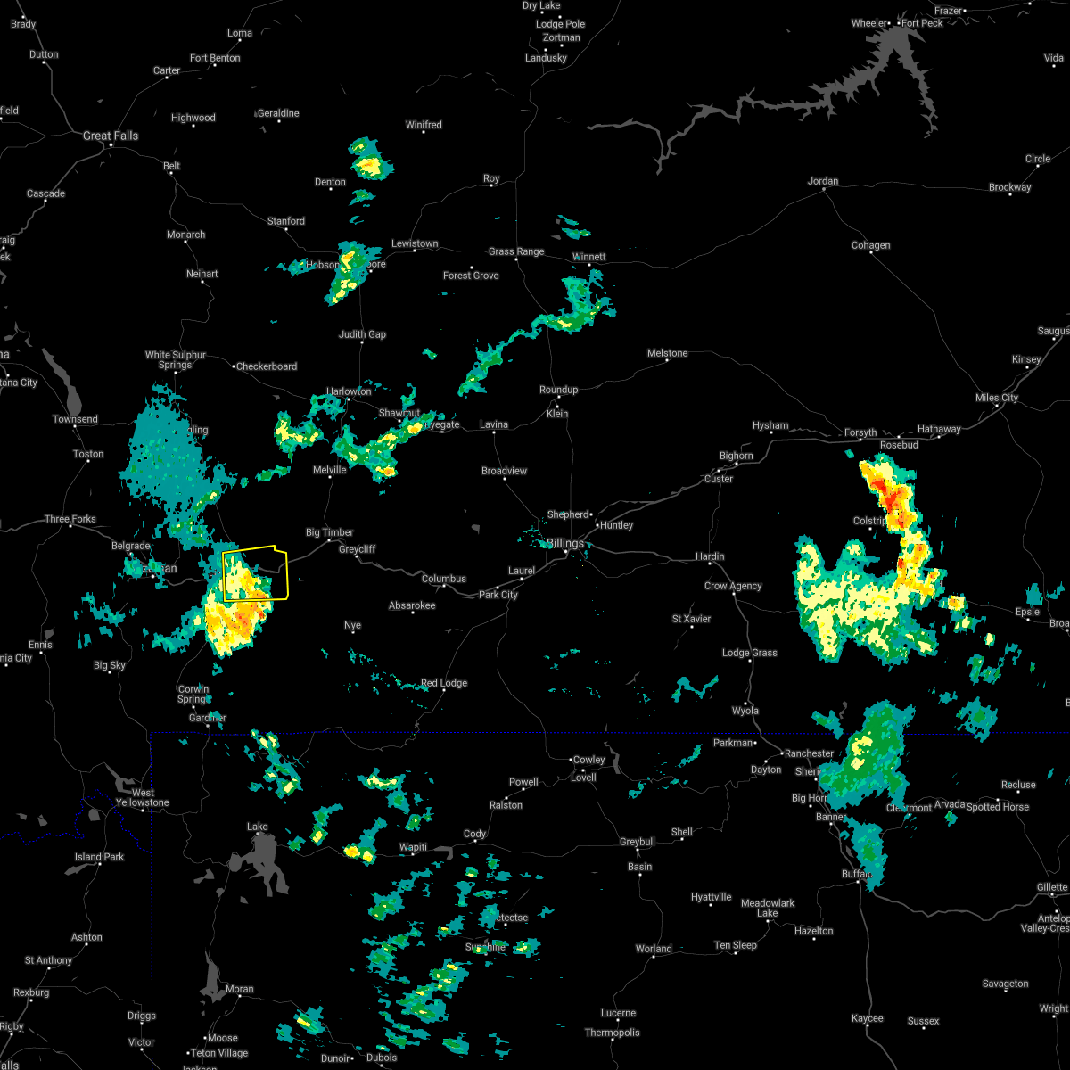 Interactive Hail Maps Hail Map for Livingston, MT