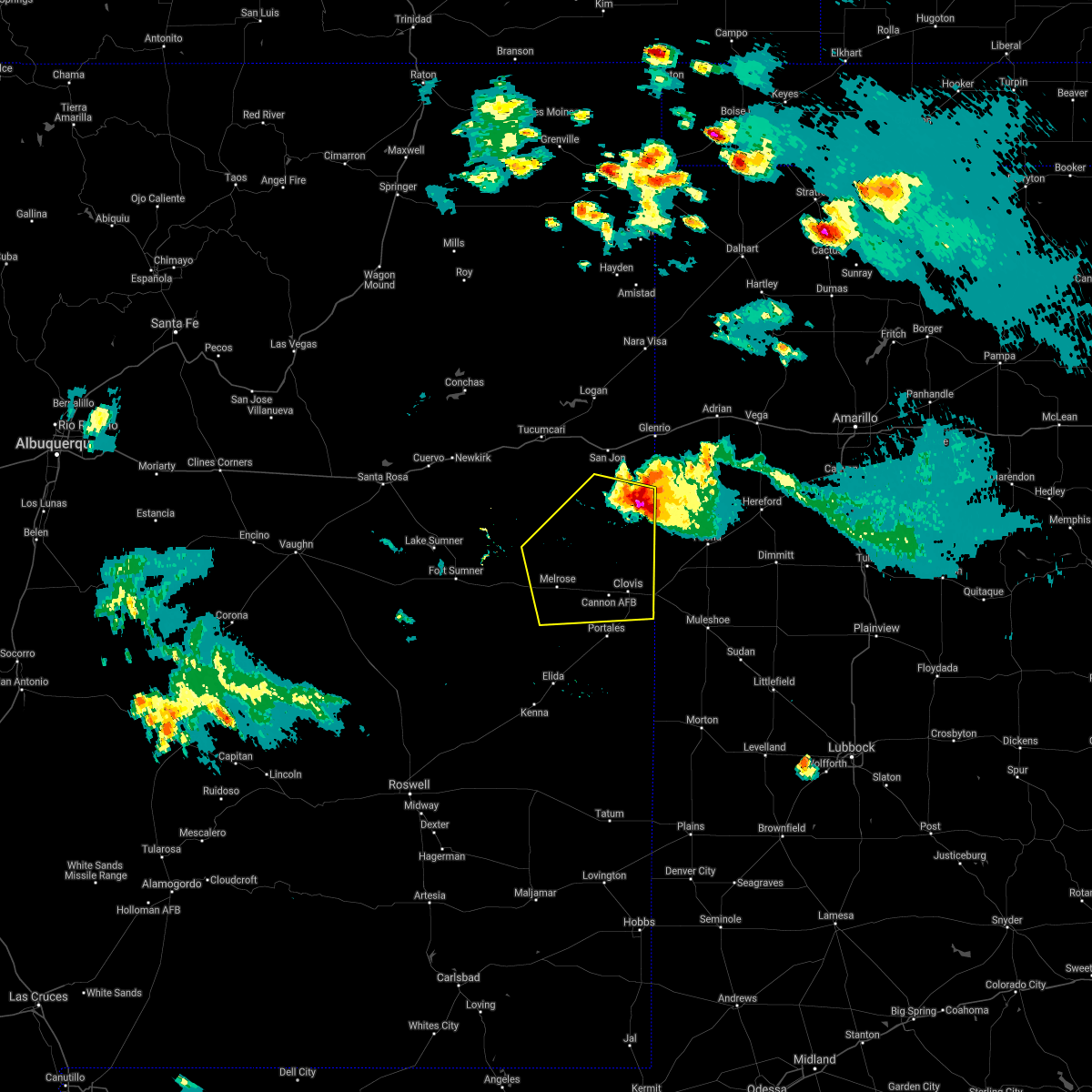 Hail Map for Clovis, NM Interactive Hail Maps