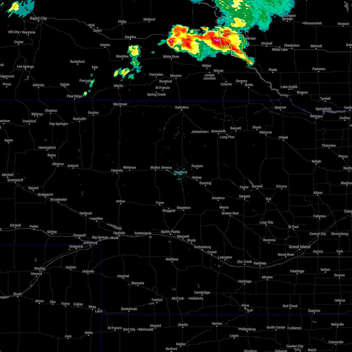 Interactive Hail Maps Hail Map for Reliance, SD