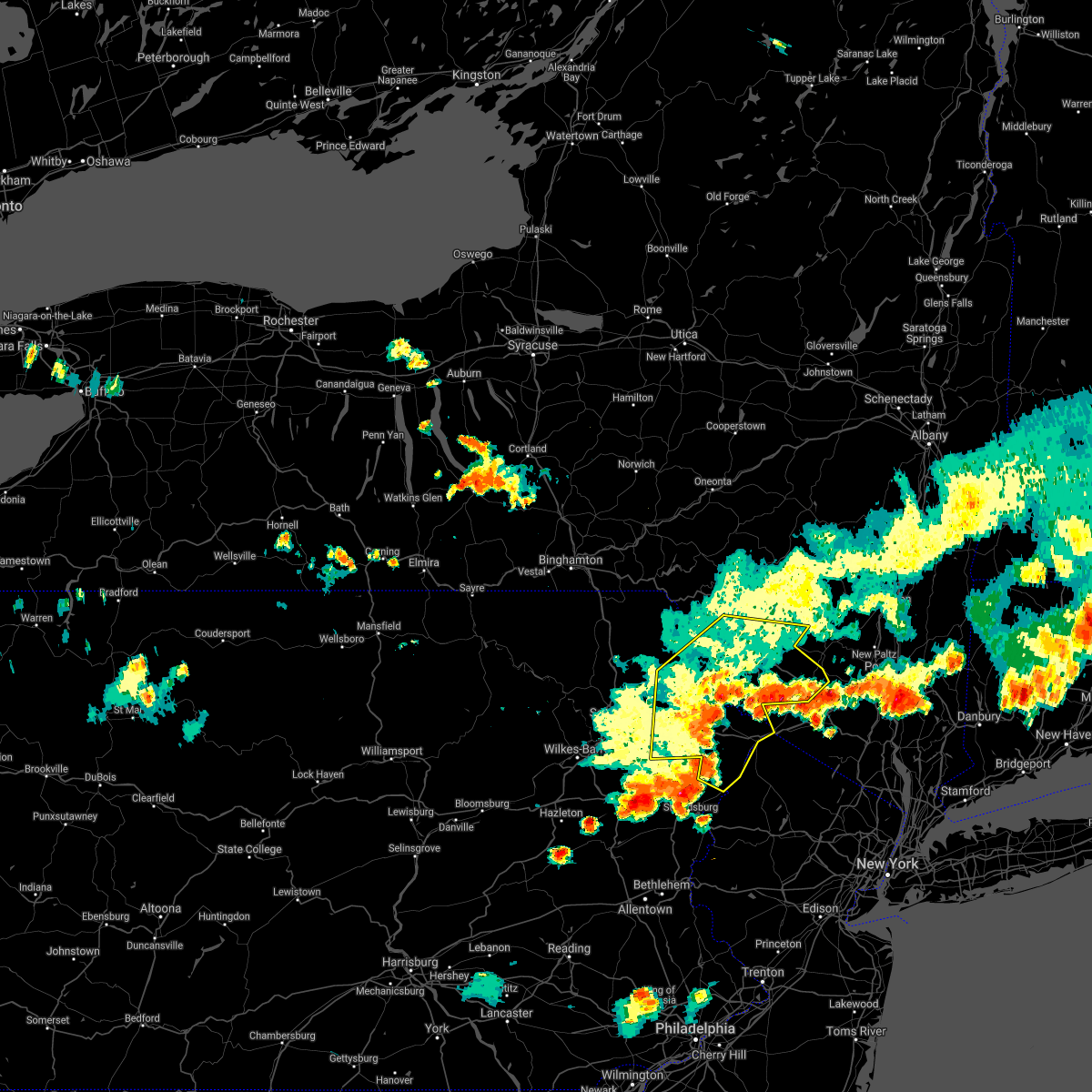Interactive Hail Maps Hail Map for Hawley, PA