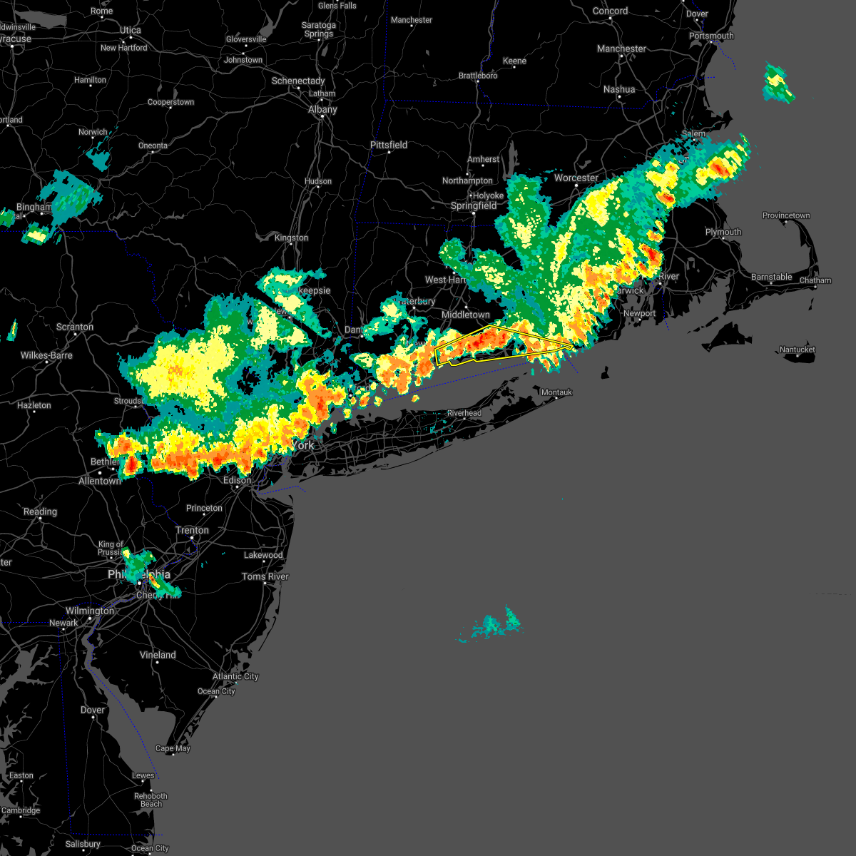 Interactive Hail Maps Hail Map for Clinton, CT