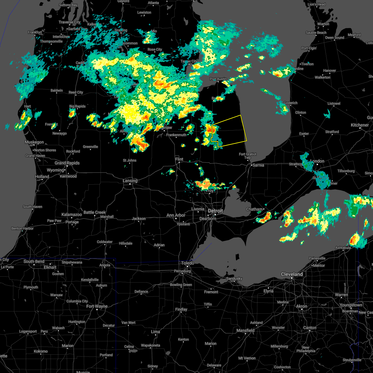 Interactive Hail Maps Hail Map for Brown City, MI